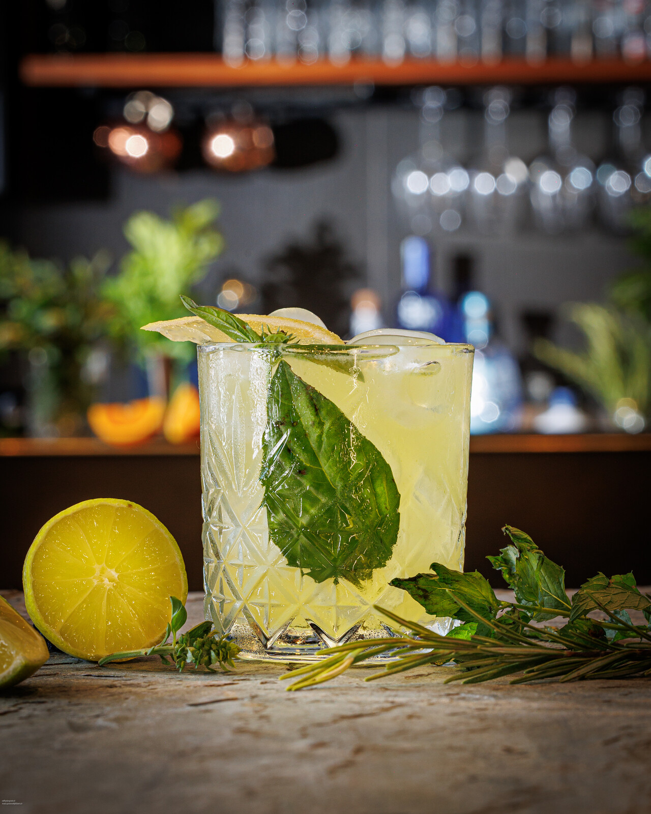 Gin Basil Smash